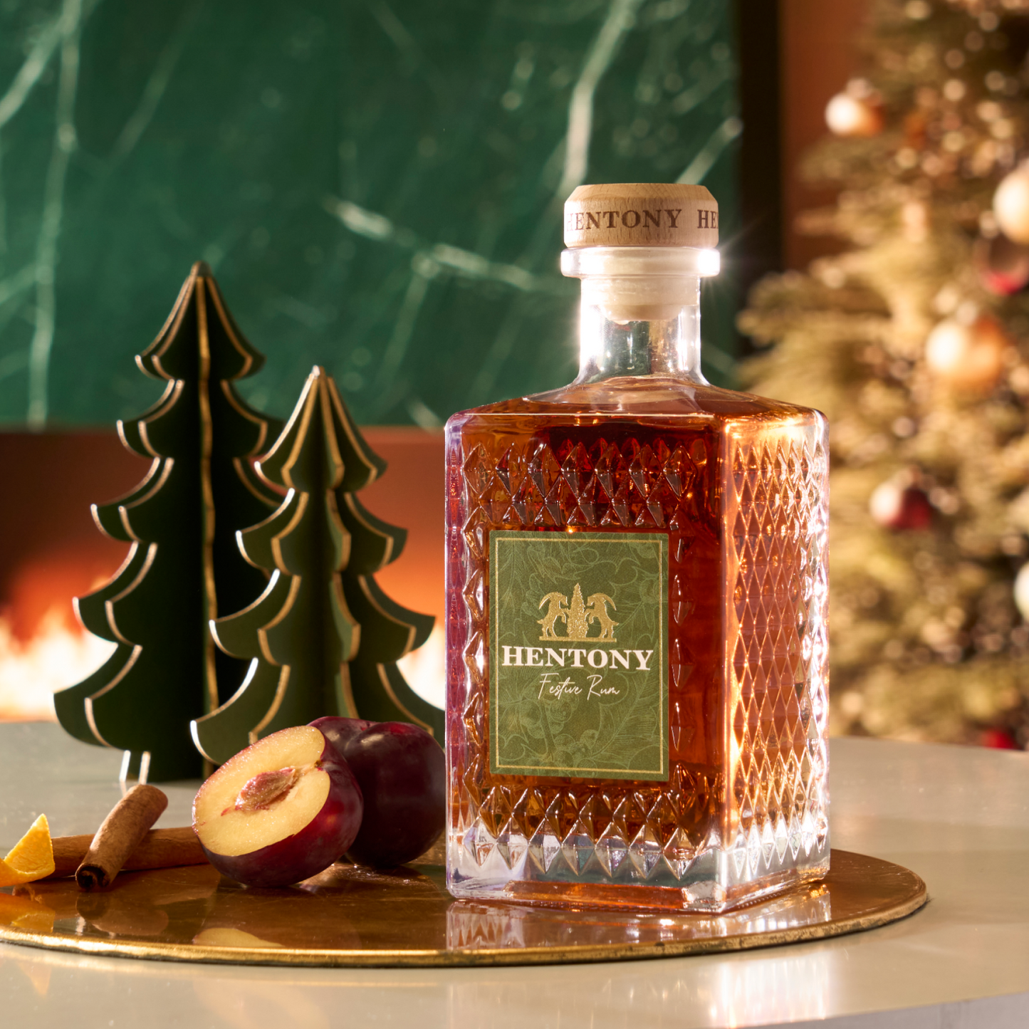 Hentony Festive Rum| 40% ABV 70cl