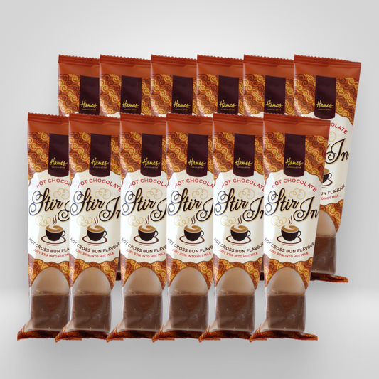 Hot Cross Bun Chocolate Stir | 12 x 35g