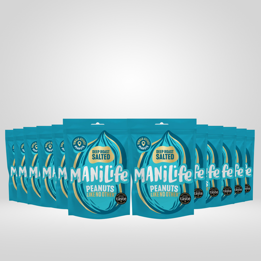 Manilife Salted Peanuts | 12 x 75g