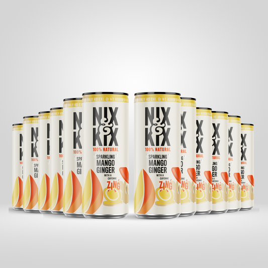 Nix & Kix Mango Ginger | Soft Drink (12 x 250ml)