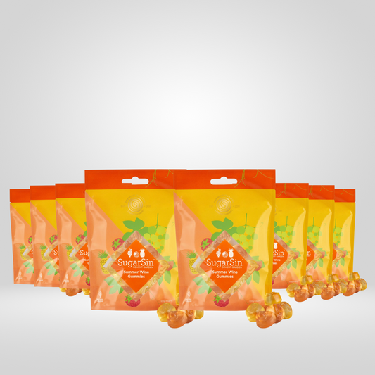 SugarSin Summer Wines Gummies | 8 x 100g