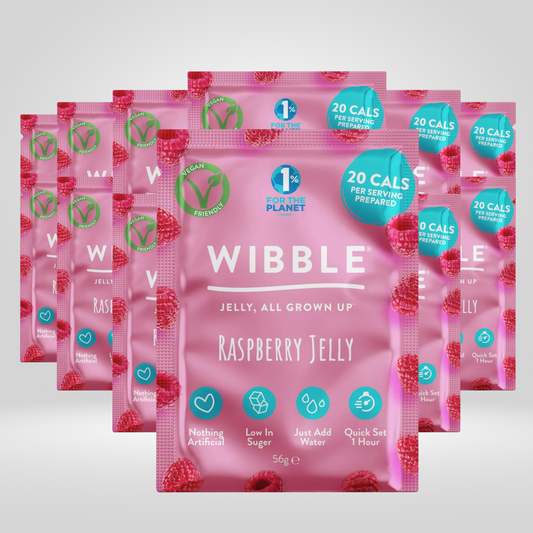 Wibble Raspberry Jelly | Snack (12x57g)